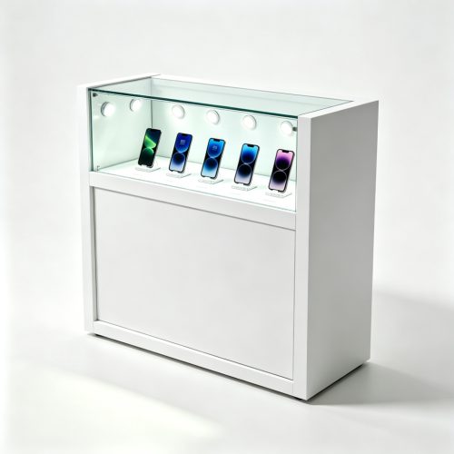 Counter right 45 degree view