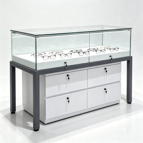 Sealed glass optical counter left side