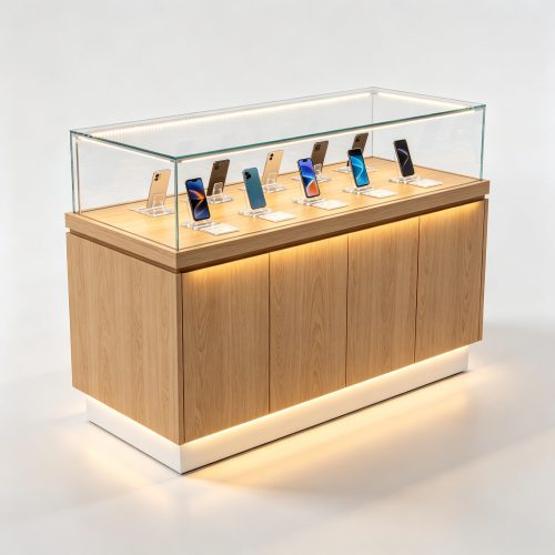 Oak island counter front