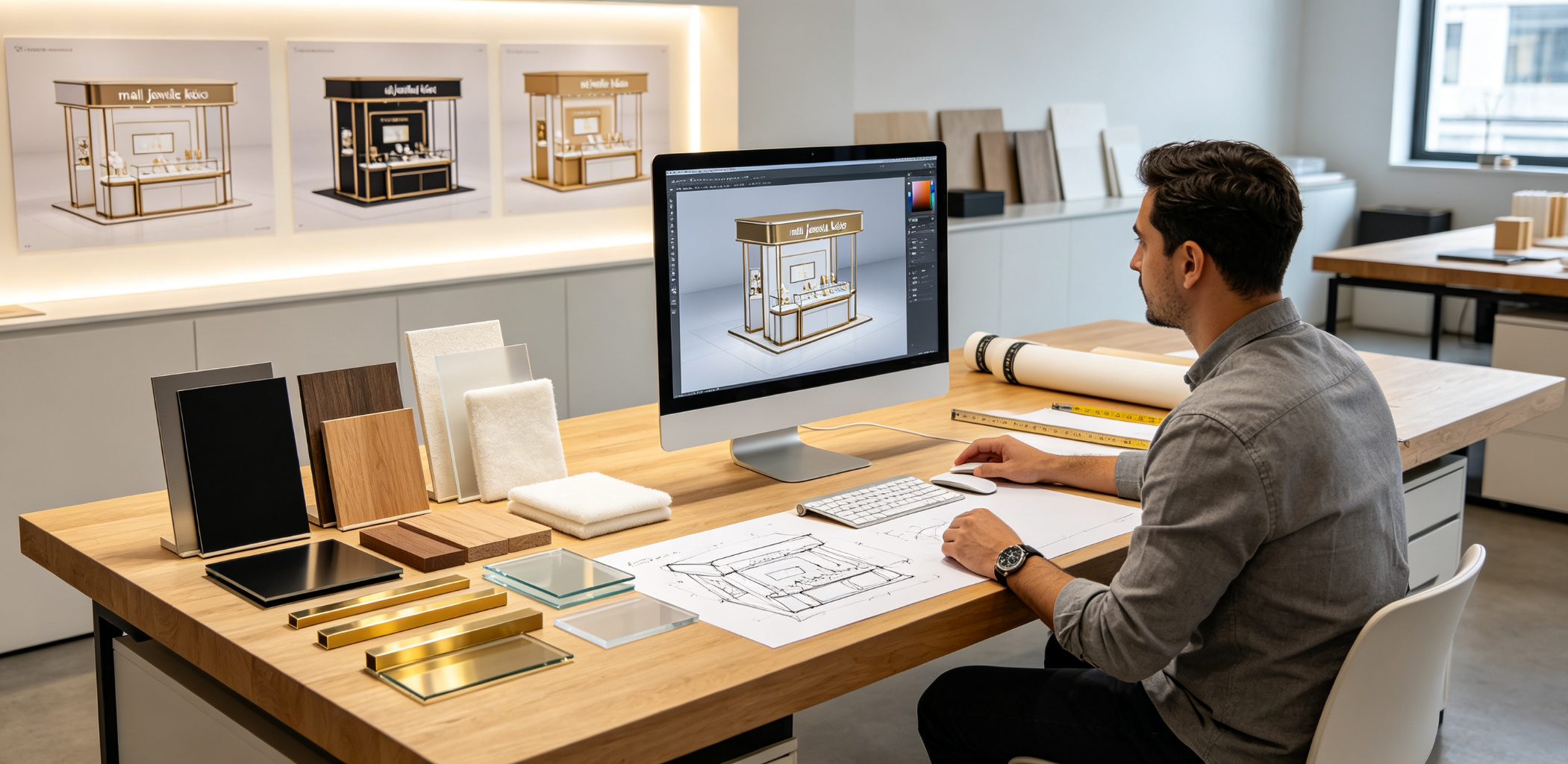 Jewelry kiosk design studio