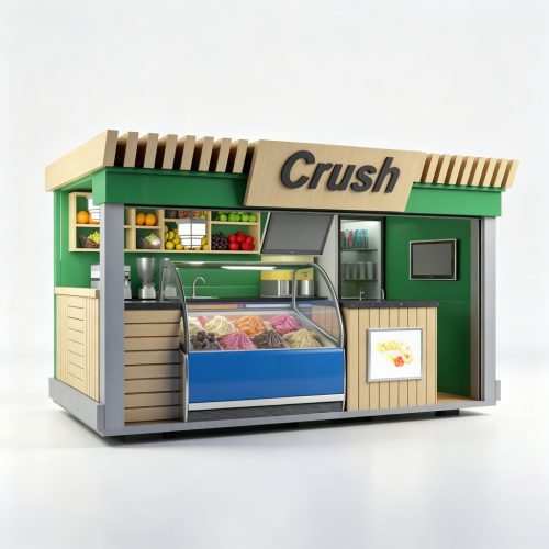 ice cream kiosk front