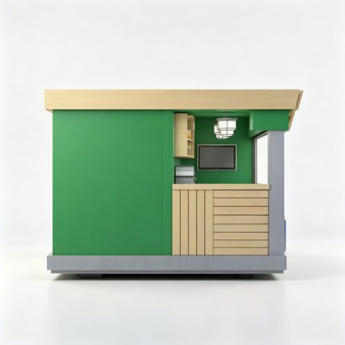 ice cream kiosk left side