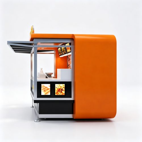 Nut snack kiosk left