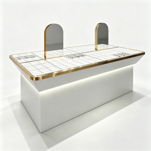 White LED optical island front