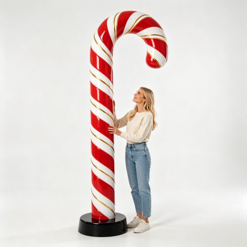12ft candy cane front view