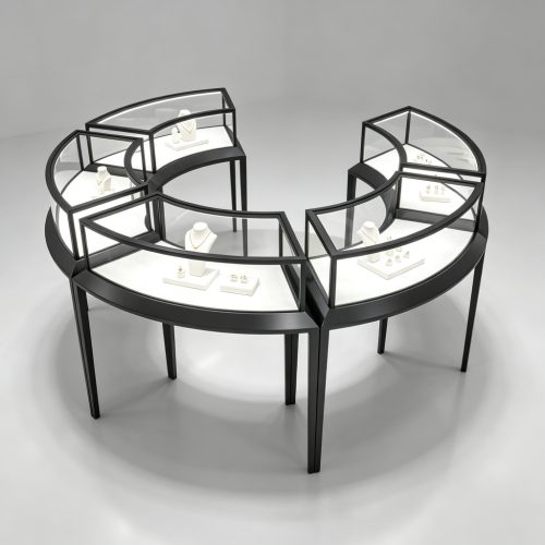 Four module ring island top view