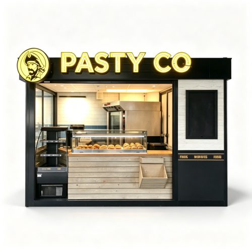 pasty kiosk front view