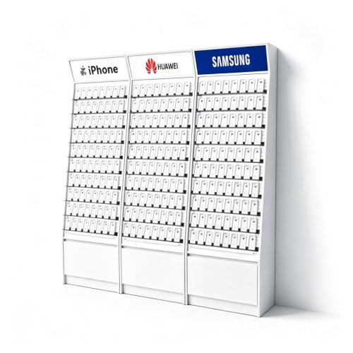 Wall Phone Case Rack