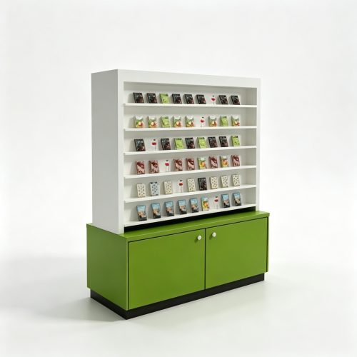 Left shelf unit angle