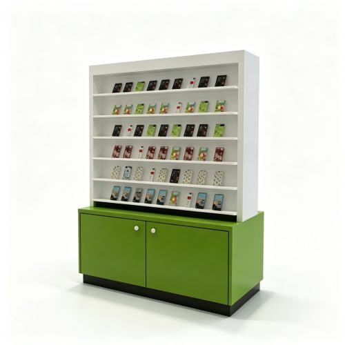 Green base shelf display