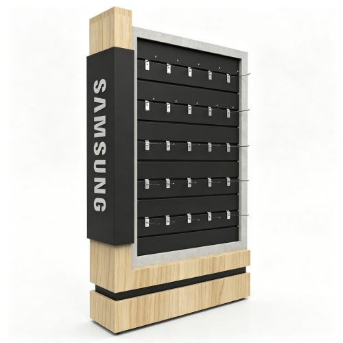 Left pegboard column angle