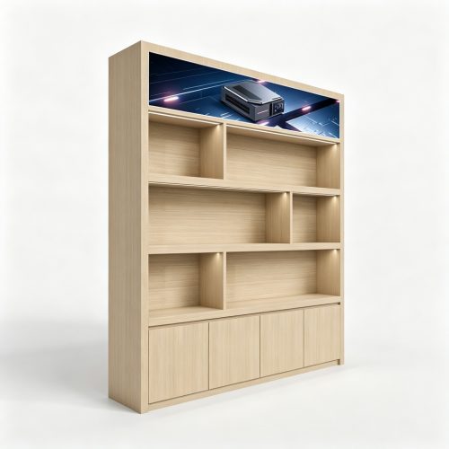 Left wood shelving angle