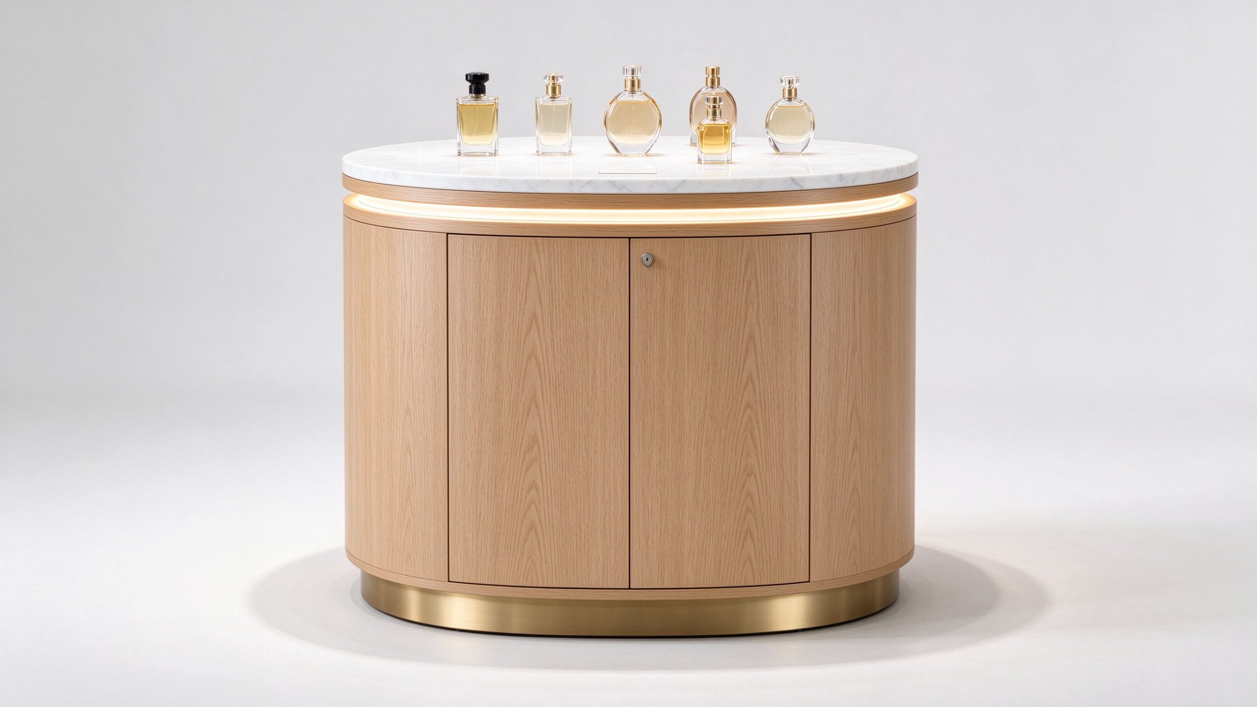 Round island cabinet