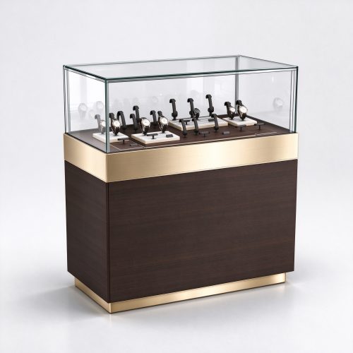 Dark walnut watch counter left 45, full gold ring