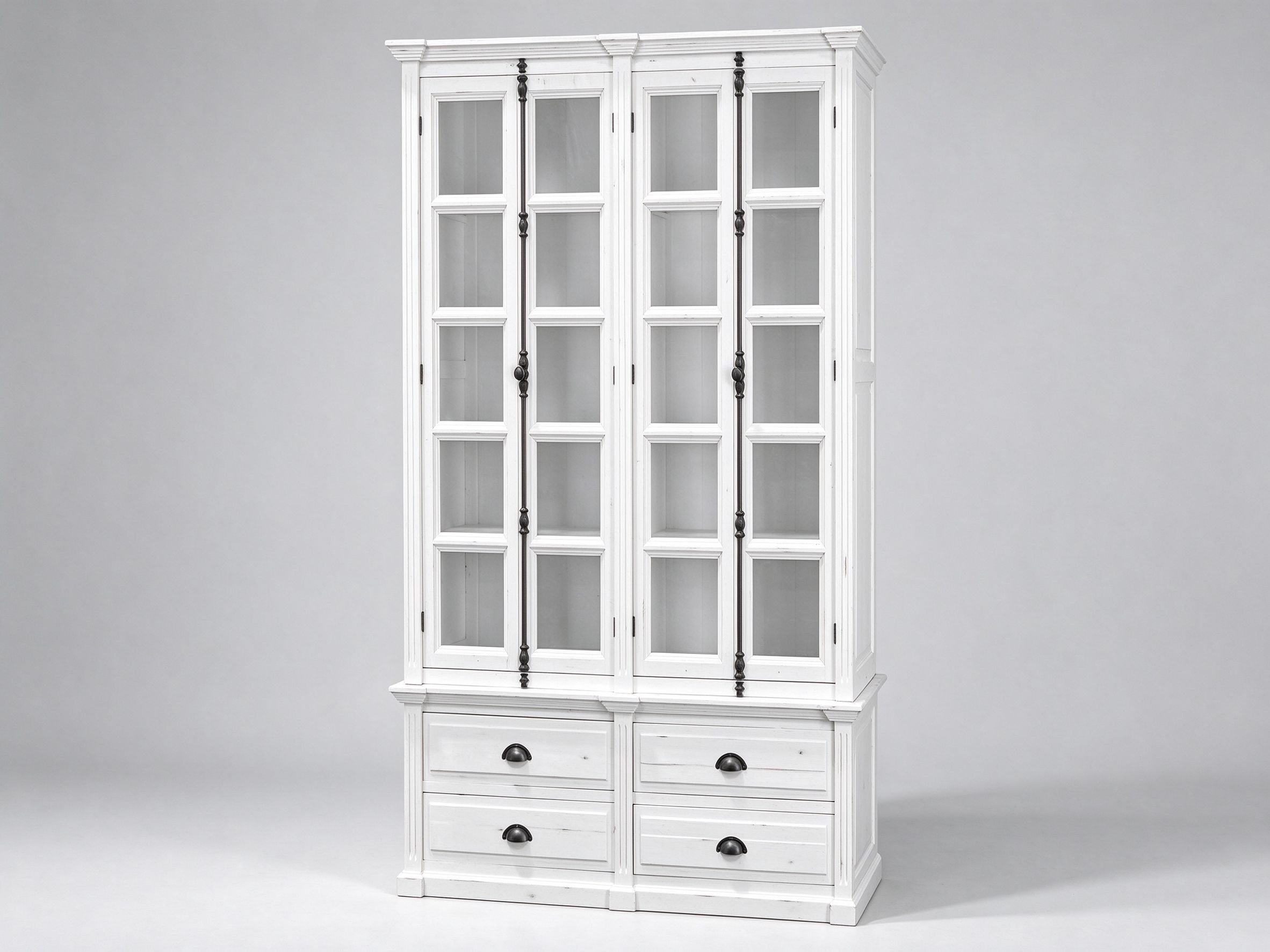 black curio display cabinet
