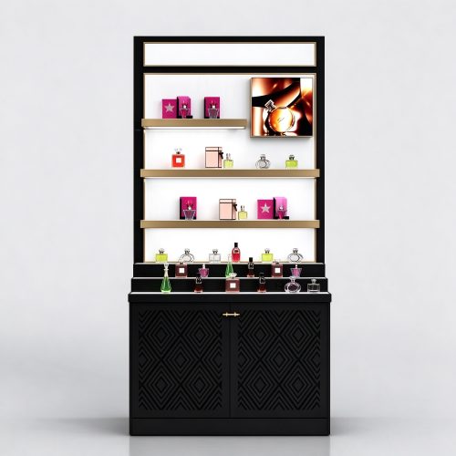 black cabinet front