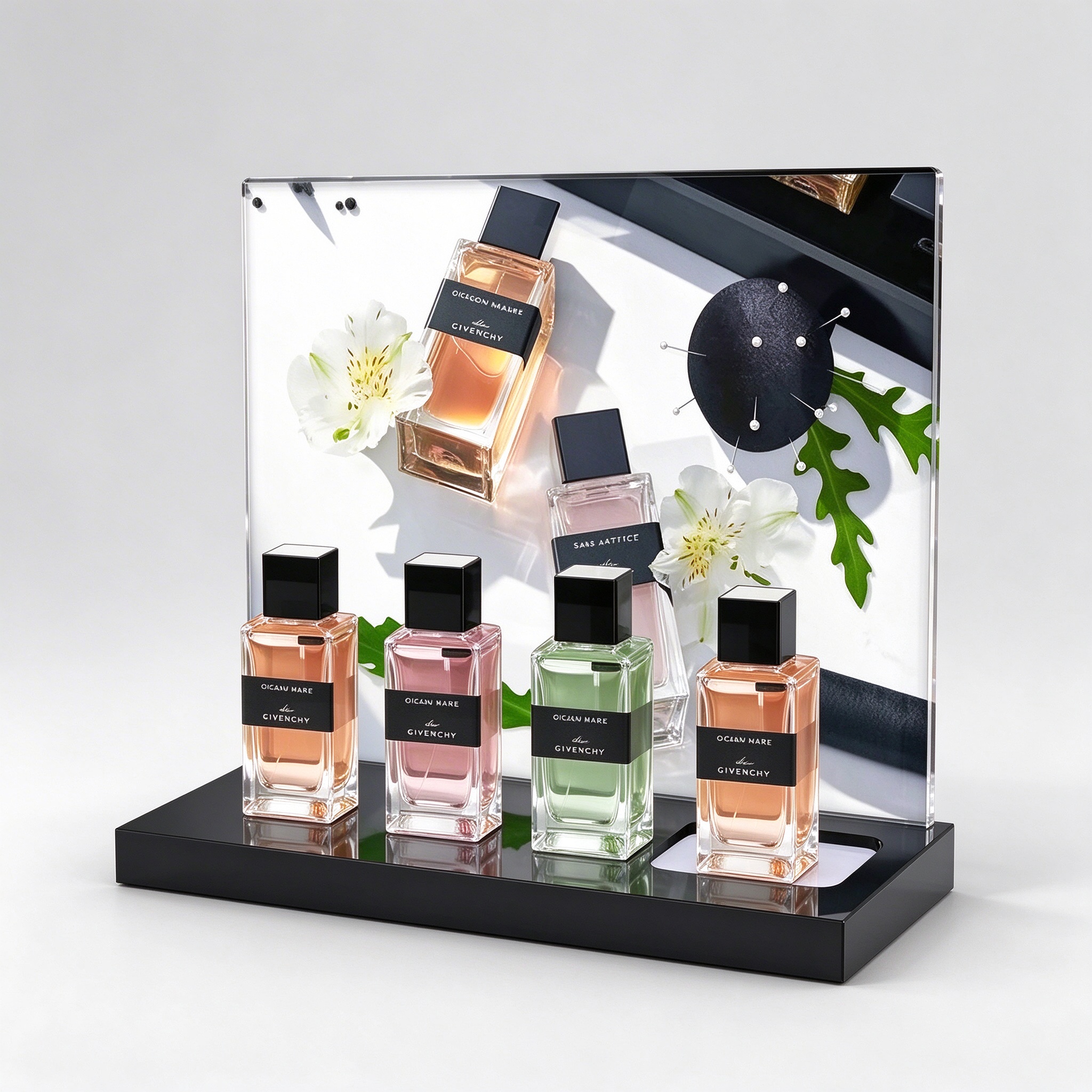 black base stand