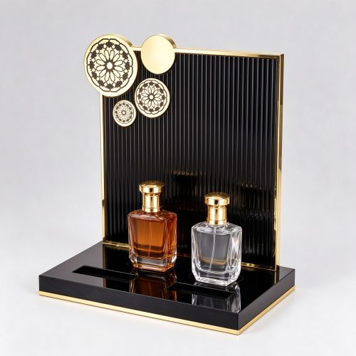 gold trim stand