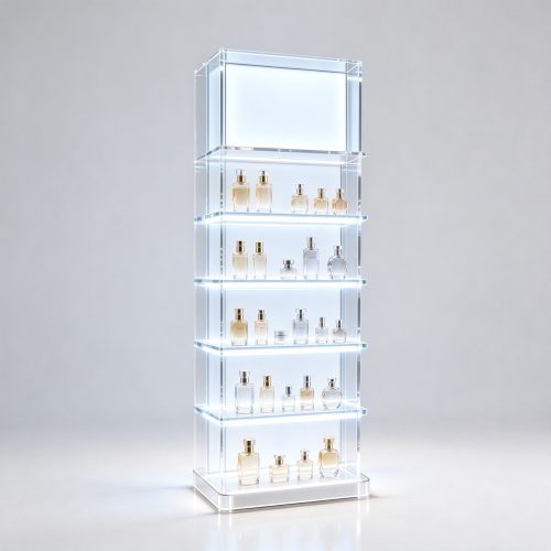 clear acrylic tower