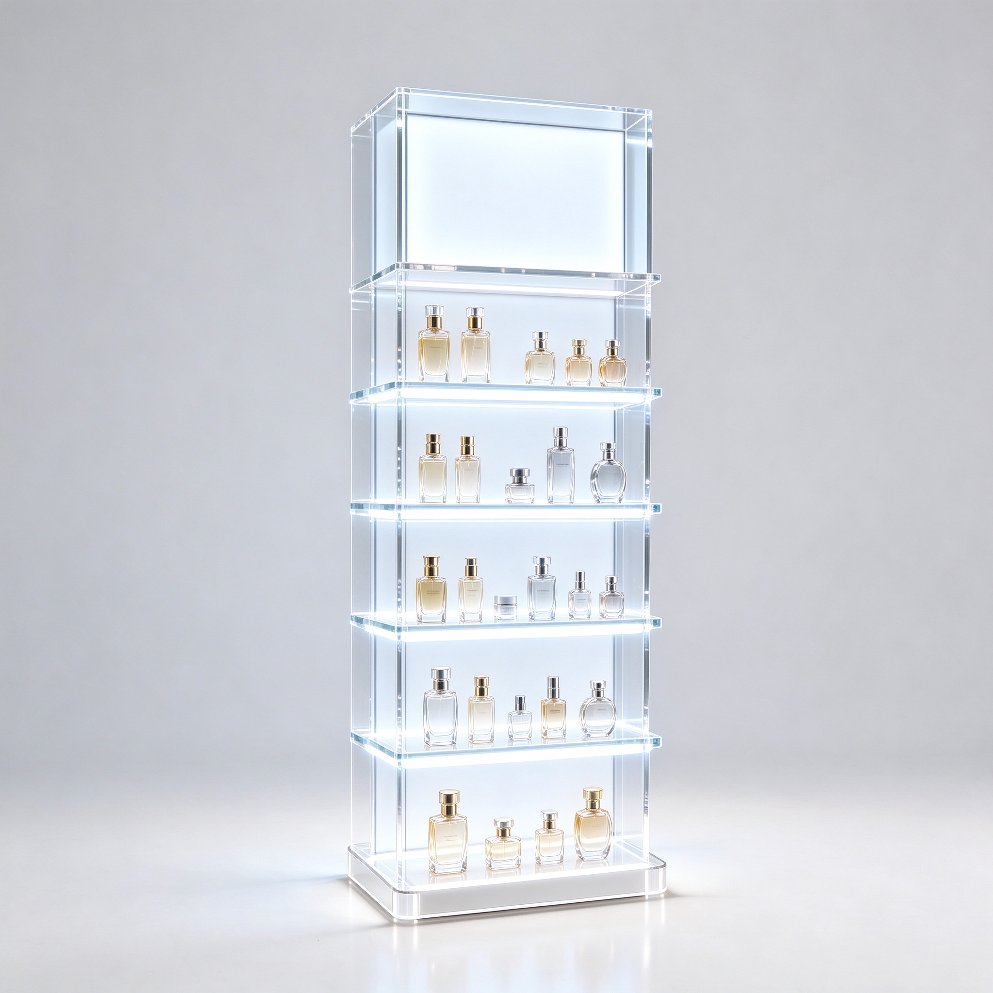 clear acrylic tower