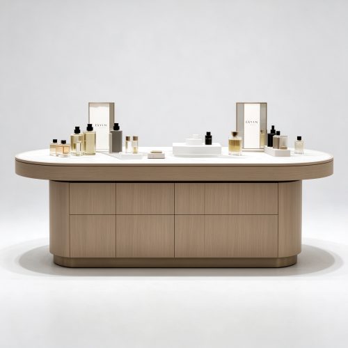 Straight front counter