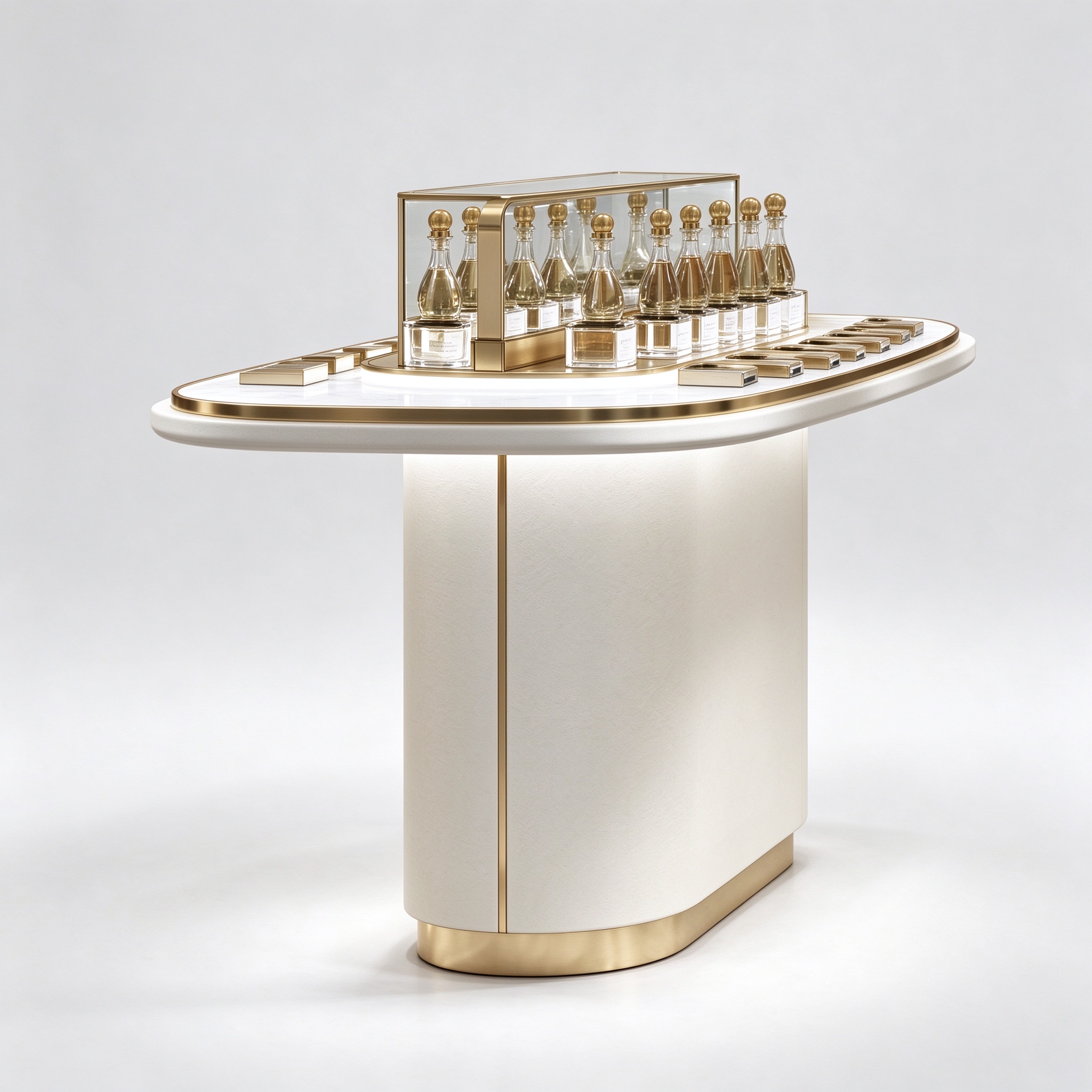 Oval table angle