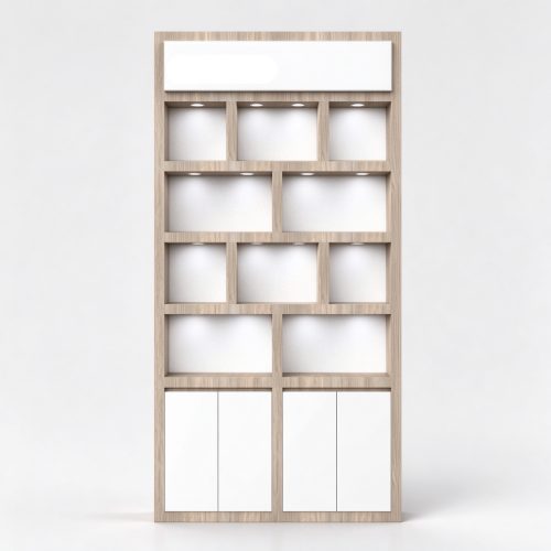 Wall cabinet front view