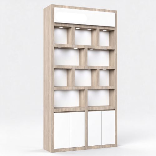 Left angle cabinet view