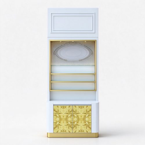 White gold cabinet front