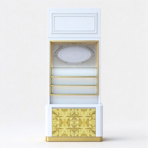 Straight cabinet view