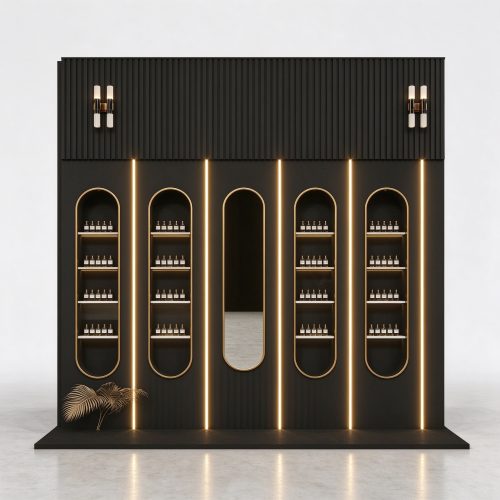 Straight front cabinet
