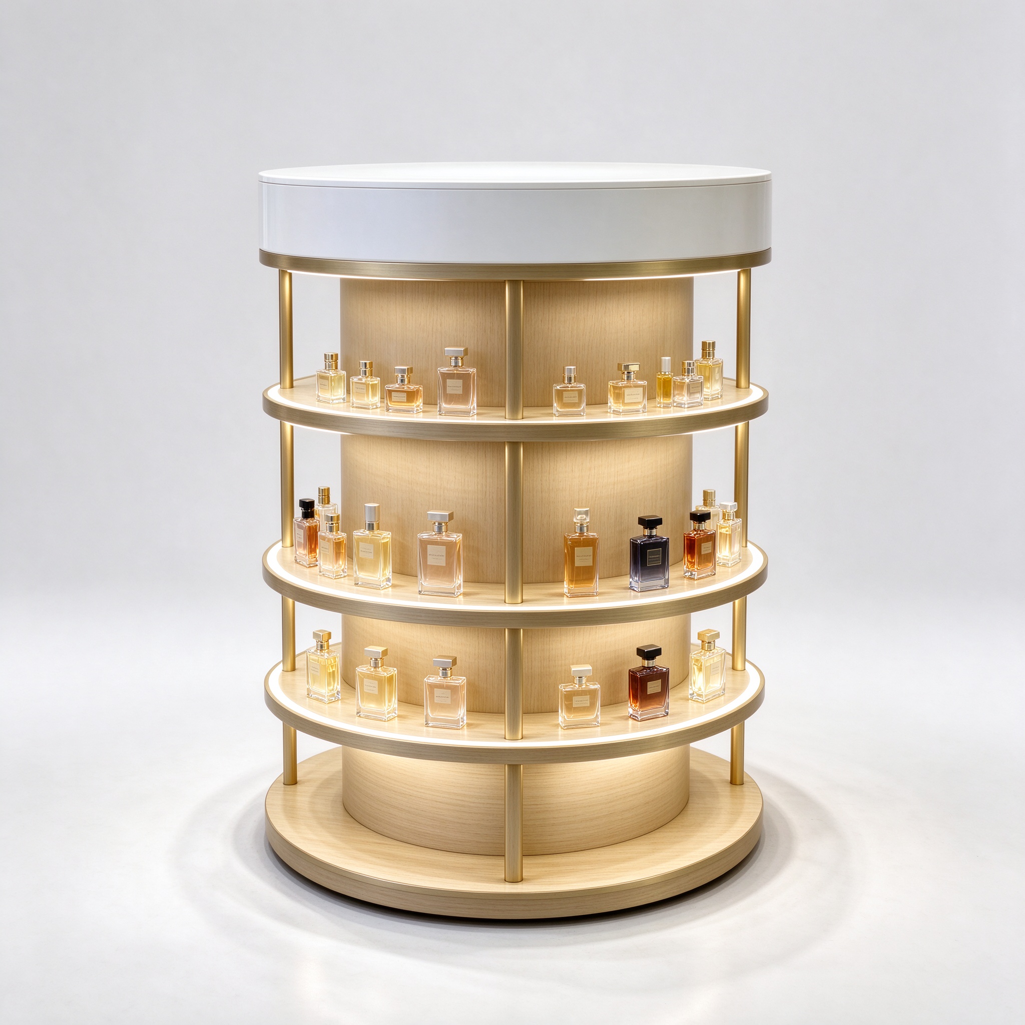 Round stand front