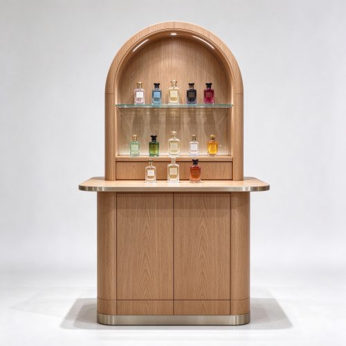 Arched counter front