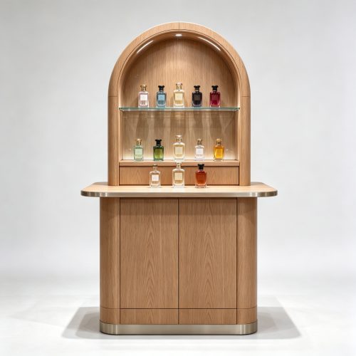 Straight front counter