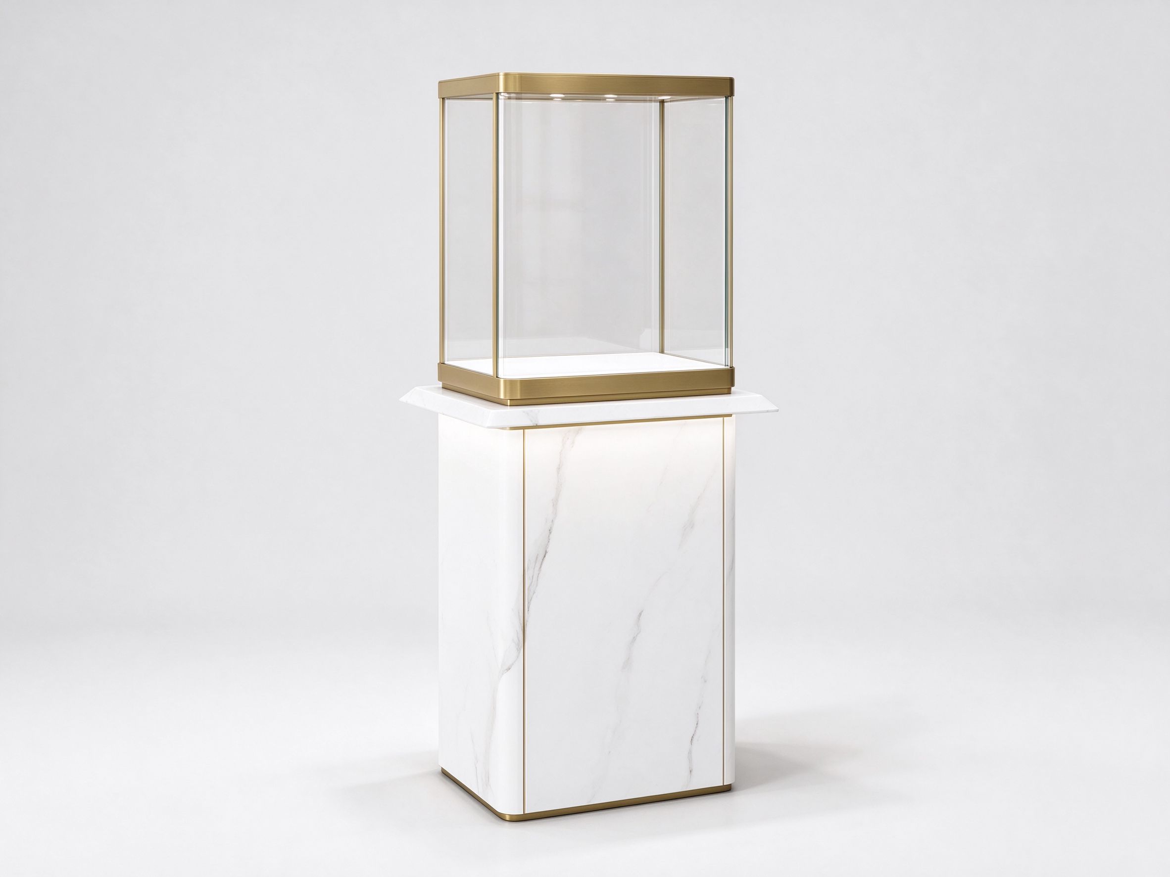 tower glass display case