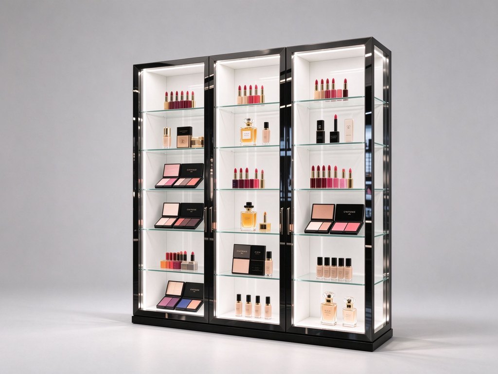 beauty salon showcase unit