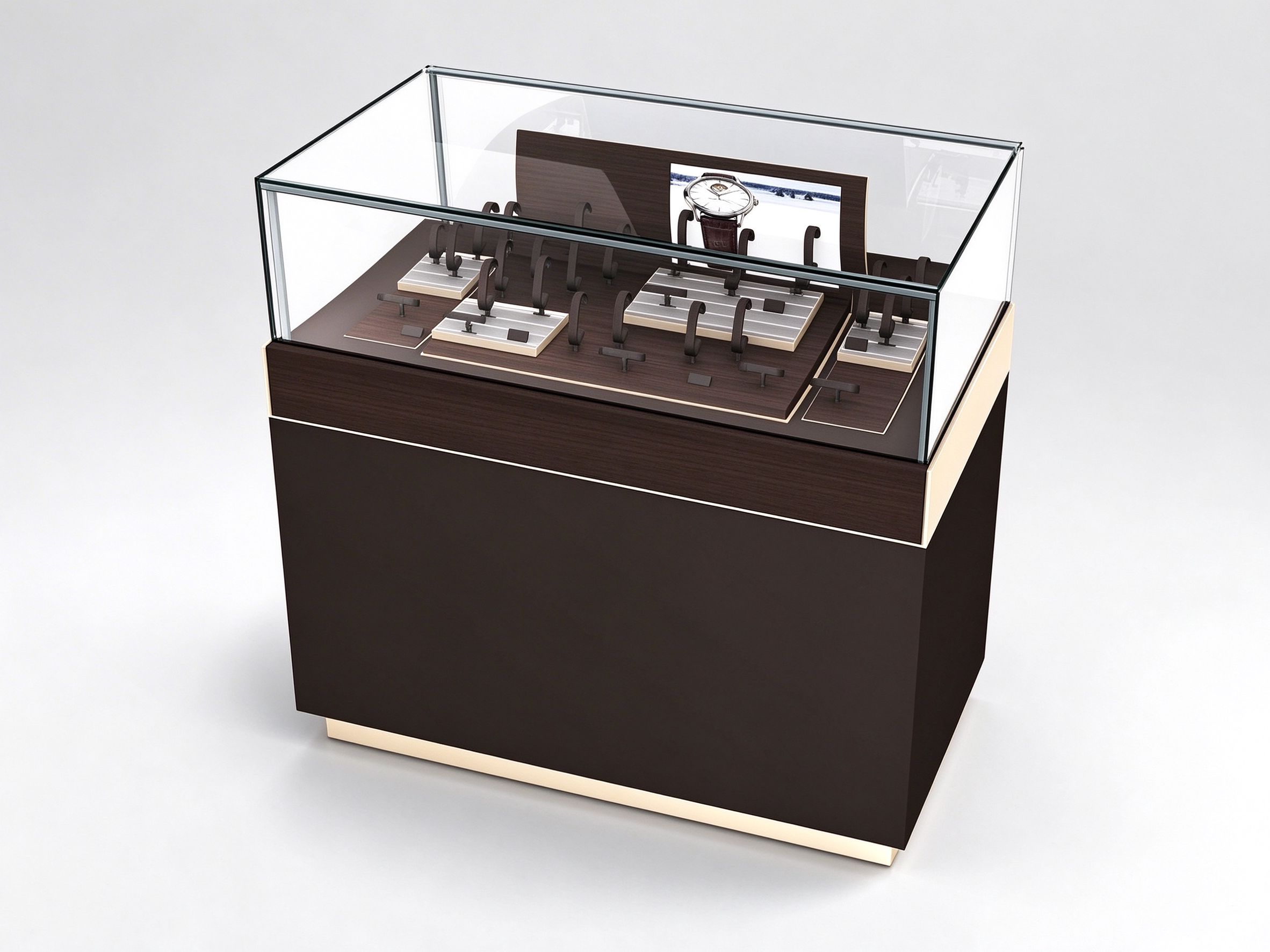 watch display glass showcase