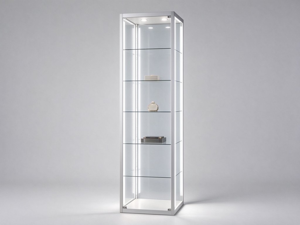 aluminum frame glass showcase