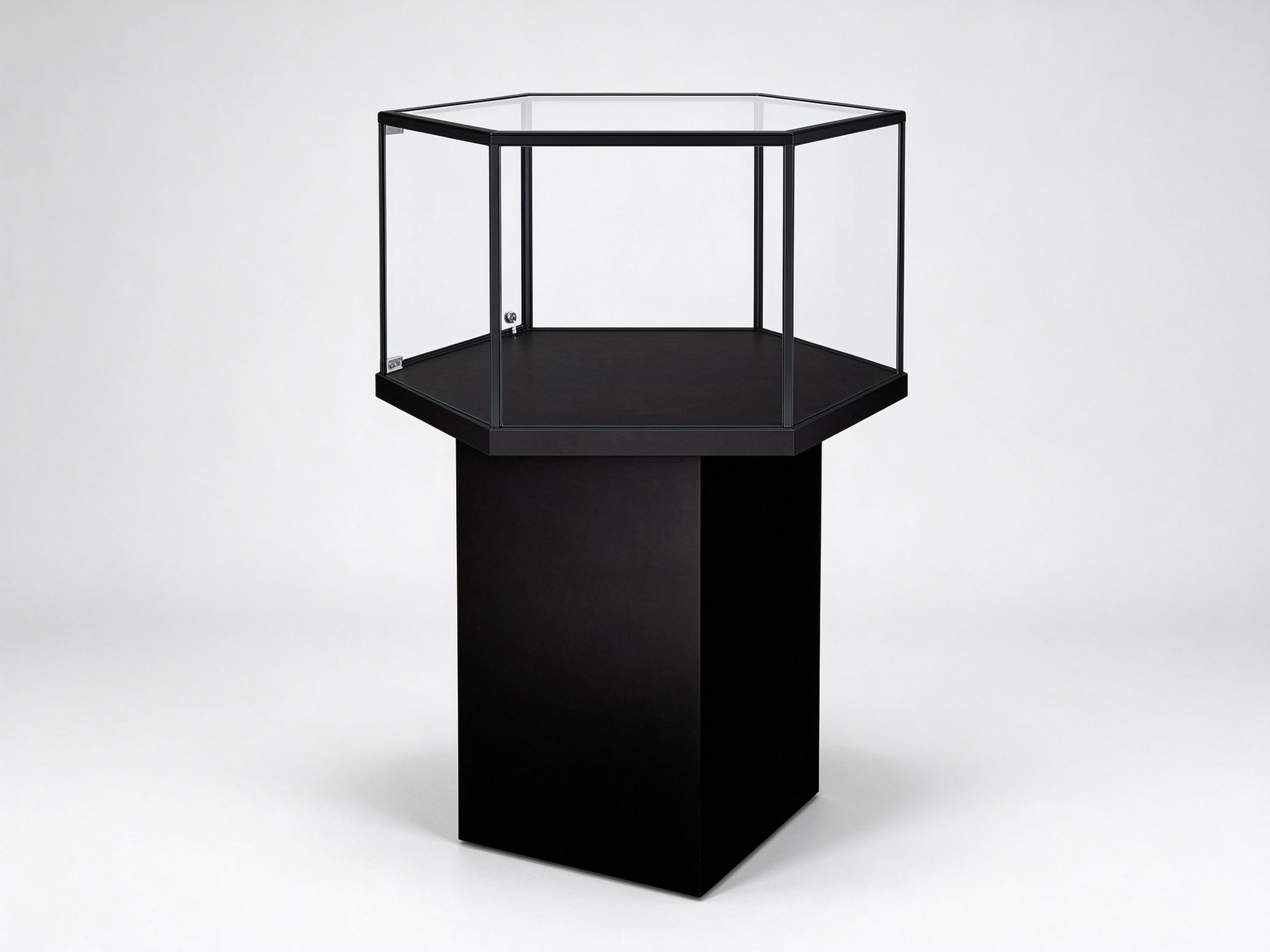 metal frame glass cabinet