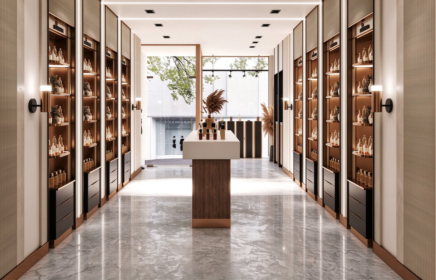 Aisle display