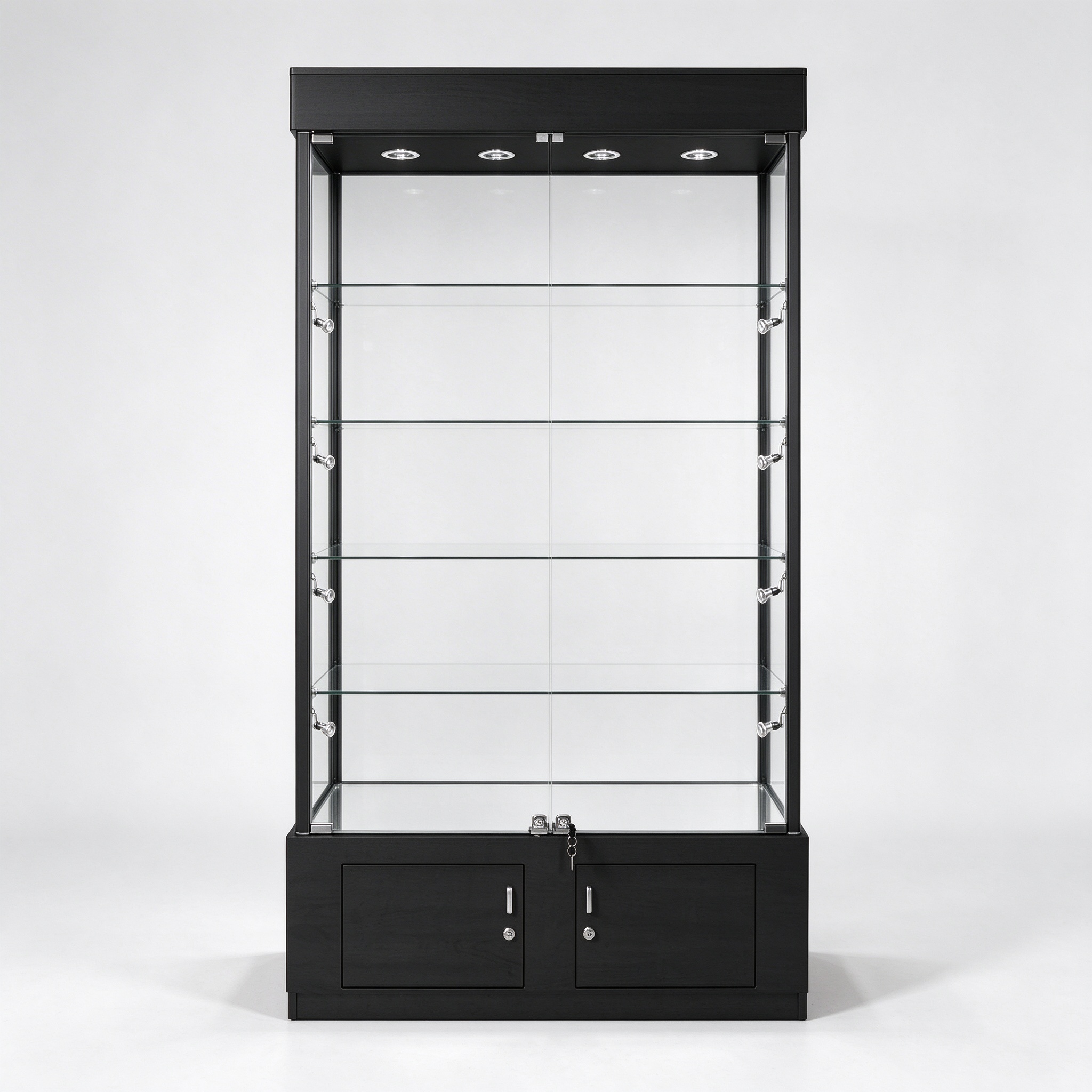 Locking display tower