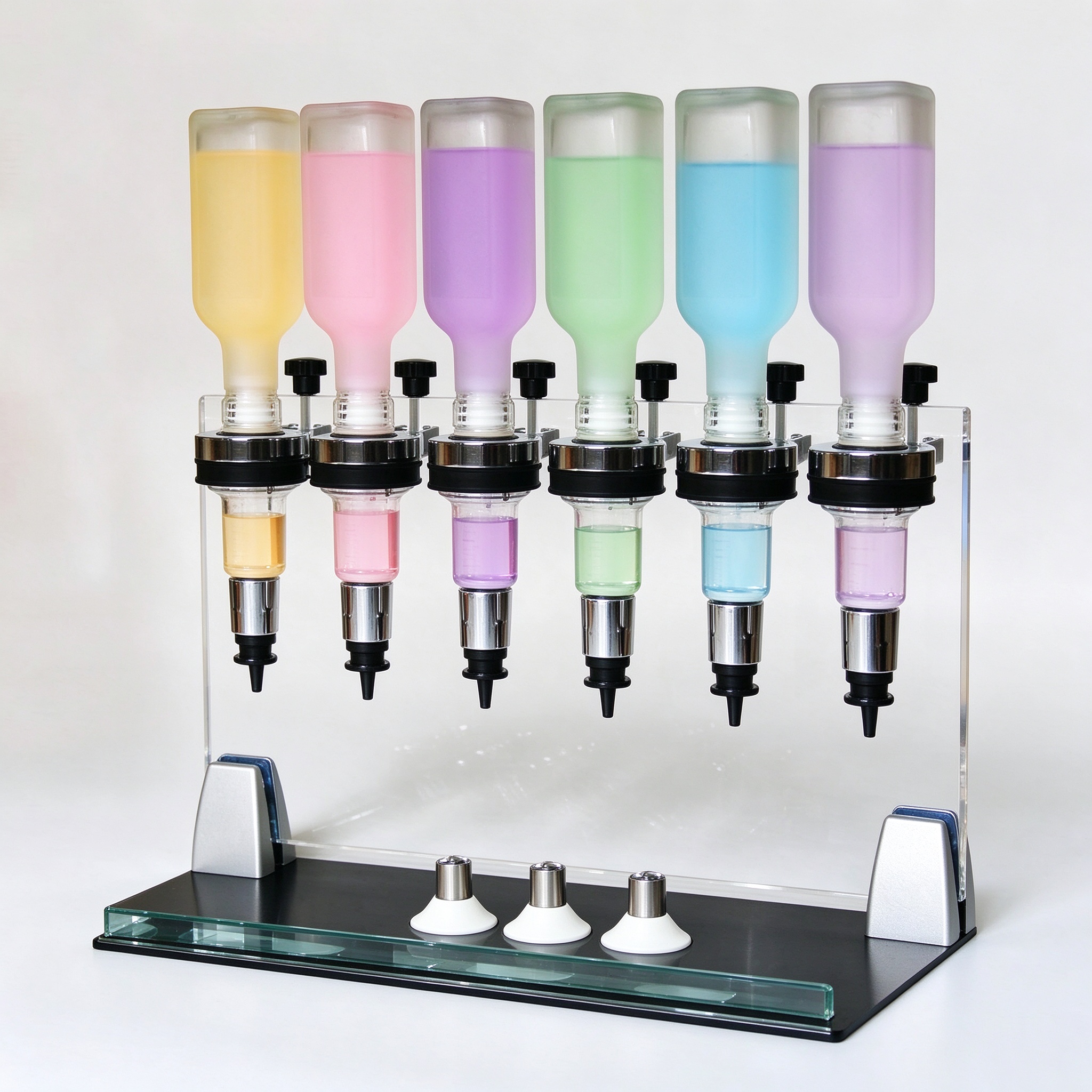 Pastel bottle rack