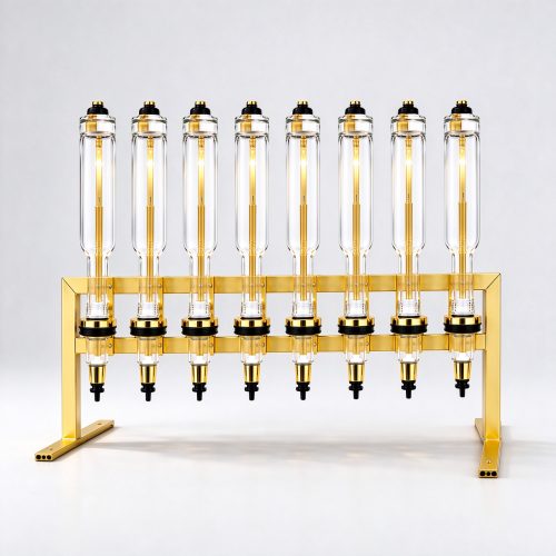 Glass bottle stand