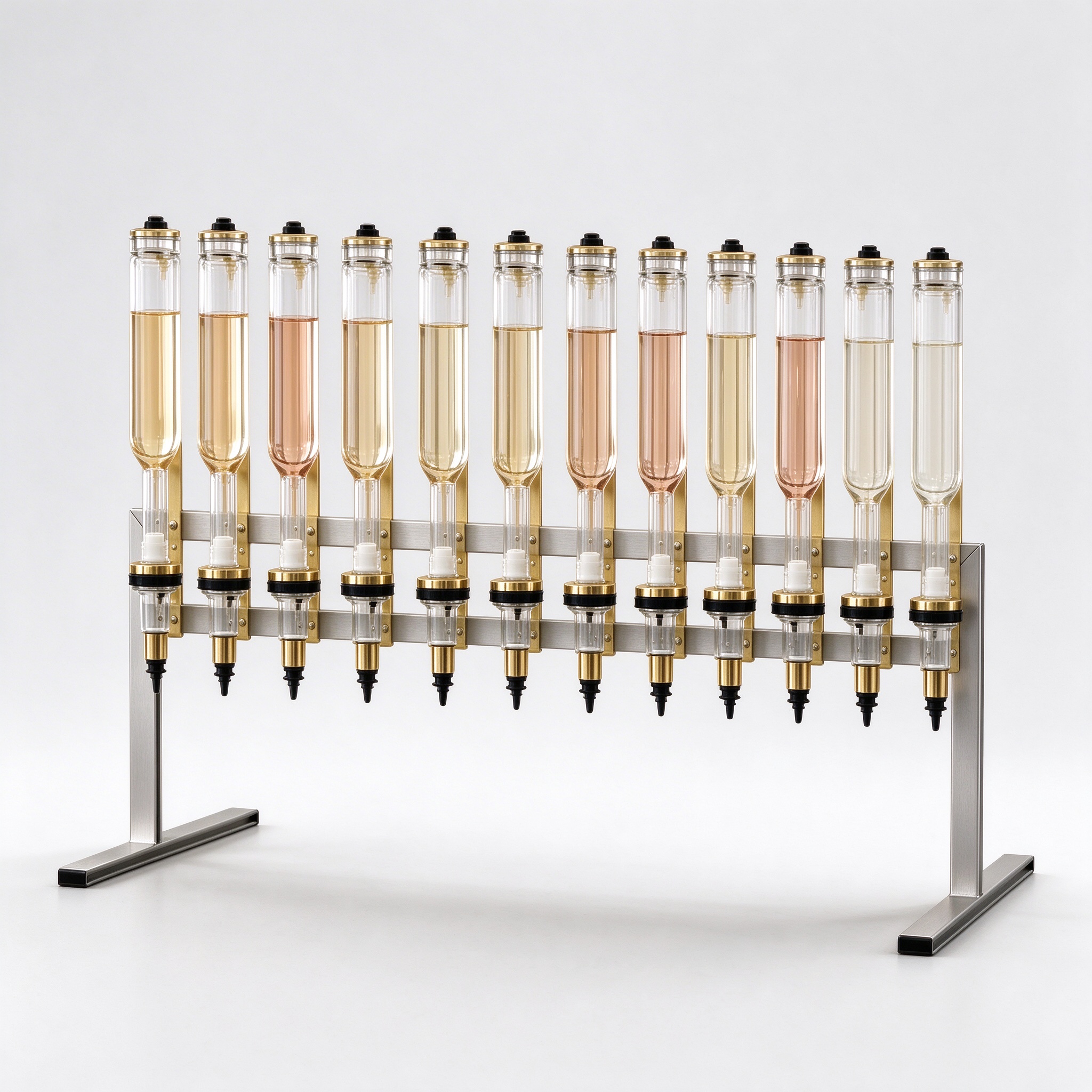 Gold pump dispenser