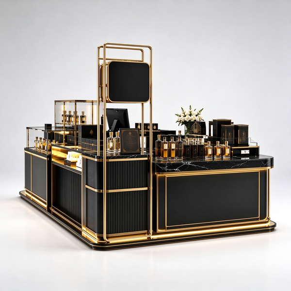 Freestanding perfume kiosk