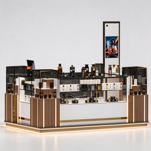 Front angle kiosk