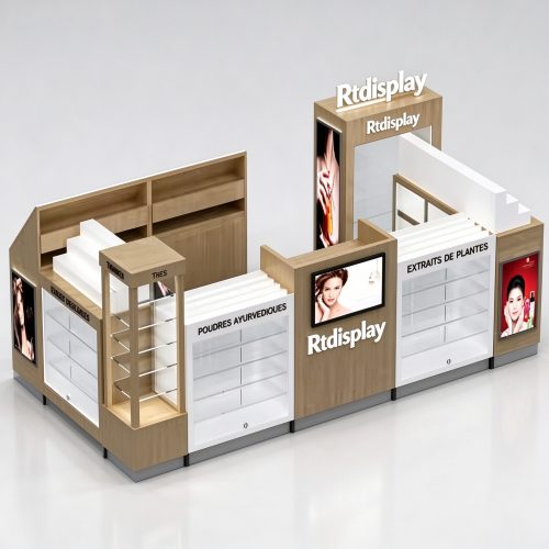 Aerial kiosk view
