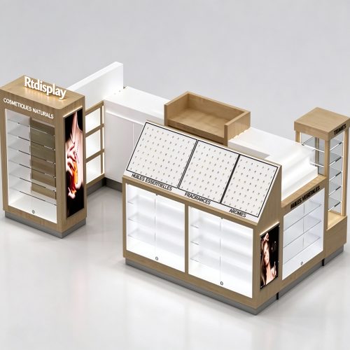 Side angle kiosk