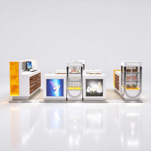 Straight front kiosk