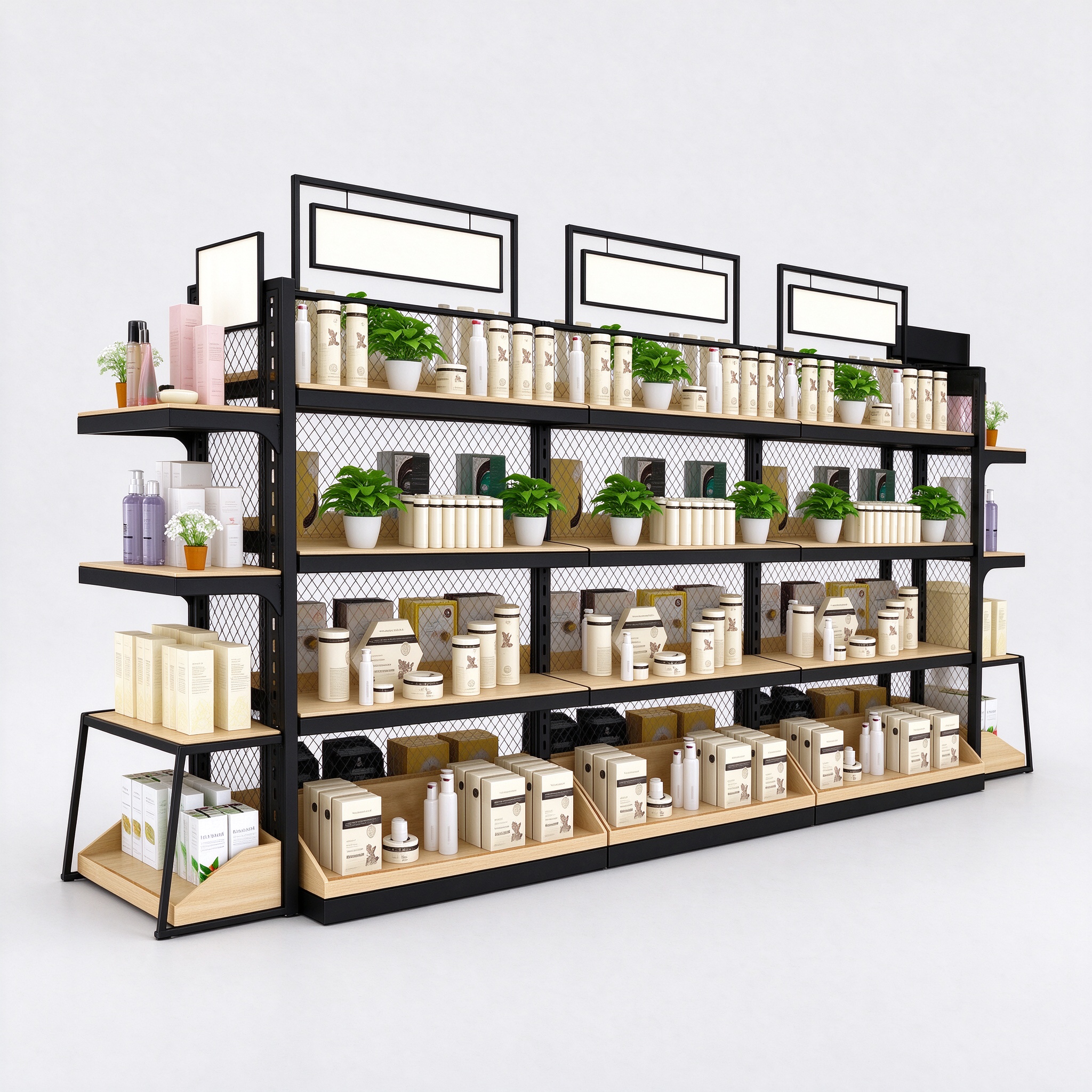 Mesh rack left view